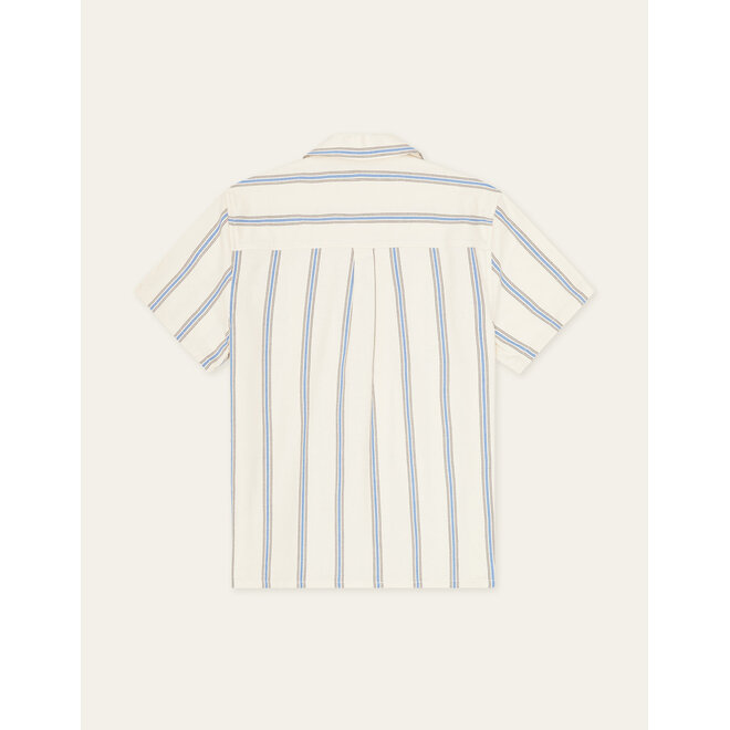 Lawson Stripe Shirt in Eggnog White