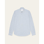 Konrad Stripe Shirt in Allure Blue