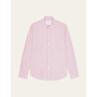 Konrad Stripe Shirt in Crocus Pink