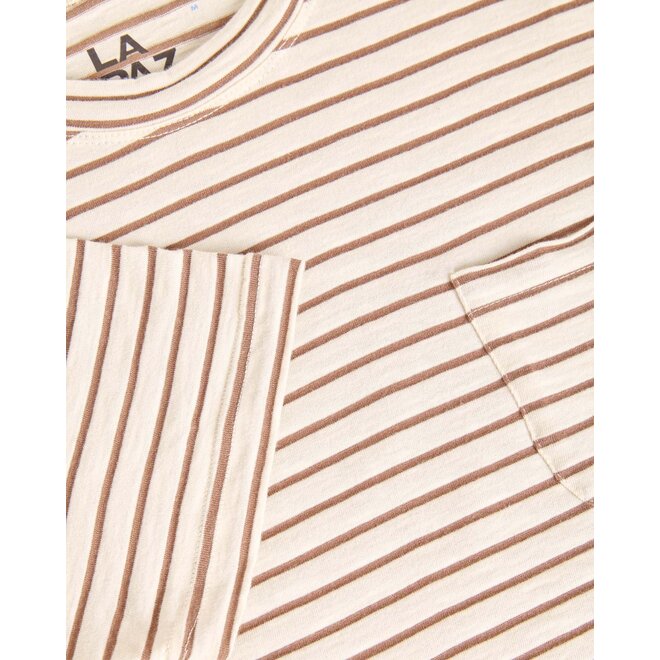 Guerreiro T-Shirt in Brown Stripes