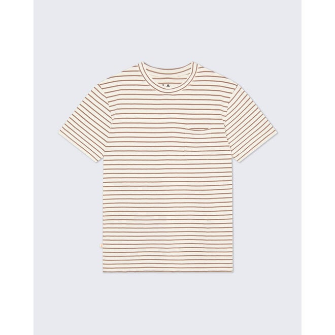 Guerreiro T-Shirt in Brown Stripes