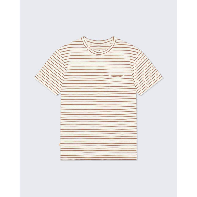 Guerreiro T-Shirt in Brown Stripes