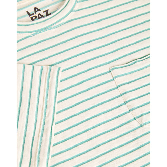 Guerreiro T-Shirt in Green Stripes