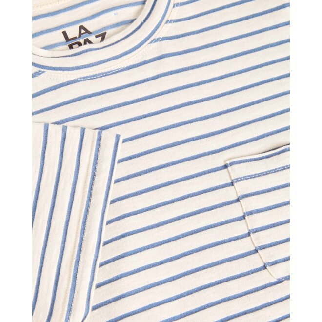 Guerreiro T-Shirt in Indigo Stripes