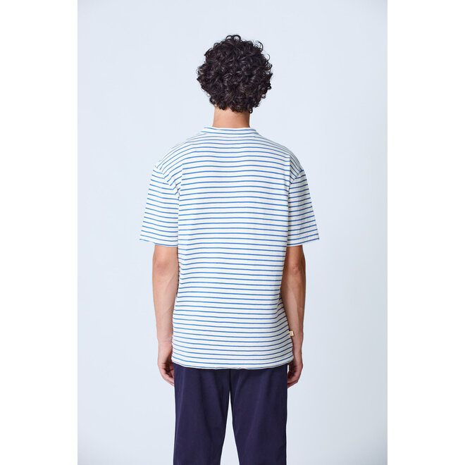 Guerreiro T-Shirt in Indigo Stripes