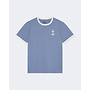 Meneres T-Shirt in Indigo/Off-White