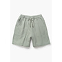 Seersucker Chef Shorts in Sage