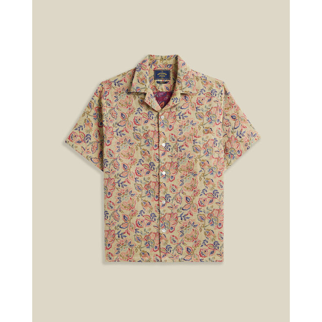 Flowers Tapestry Vacation Shirt