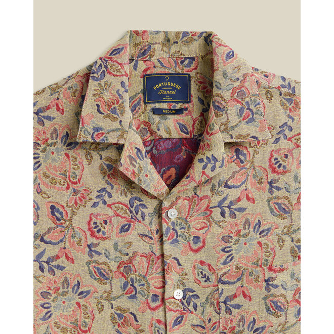 Flowers Tapestry Vacation Shirt
