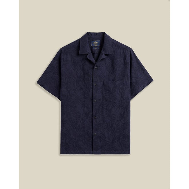 Palm Vacation Shirt in Navy