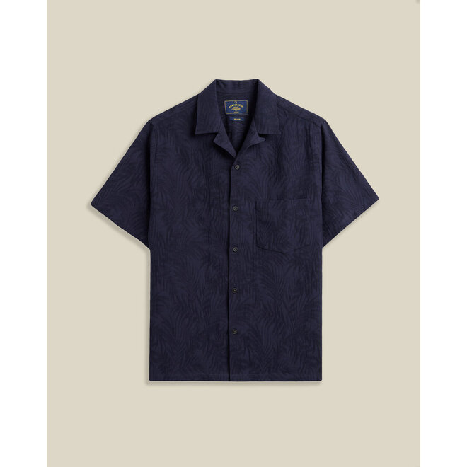Palm Vacation Shirt in Navy