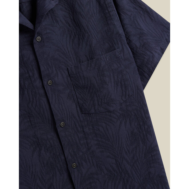 Palm Vacation Shirt in Navy