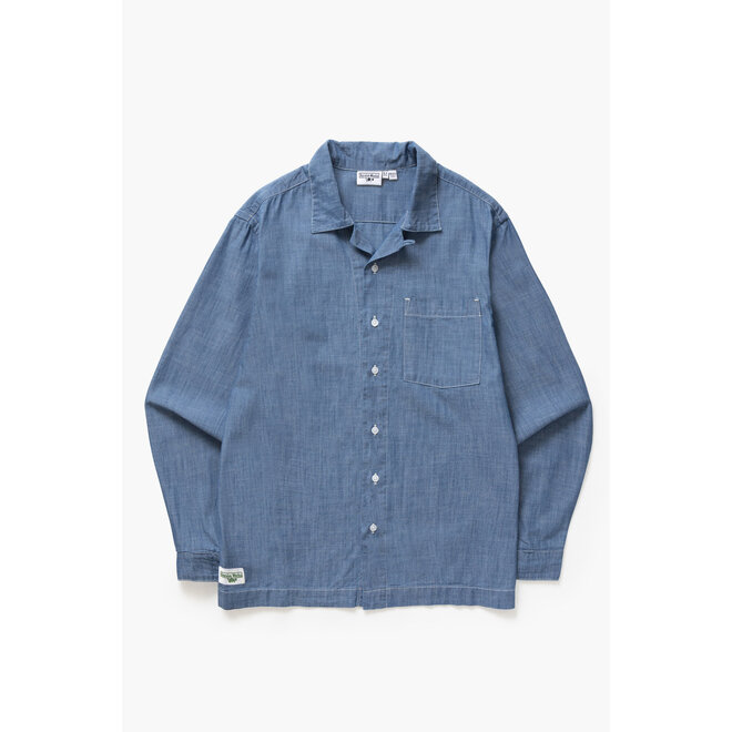 Chambray Resort Shirt in Light Blue