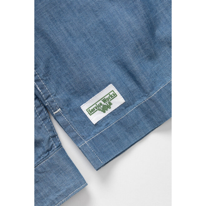 Chambray Resort Shirt in Light Blue