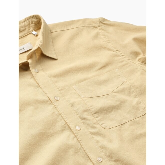 Maple Linen Shirt in Vintage Yellow