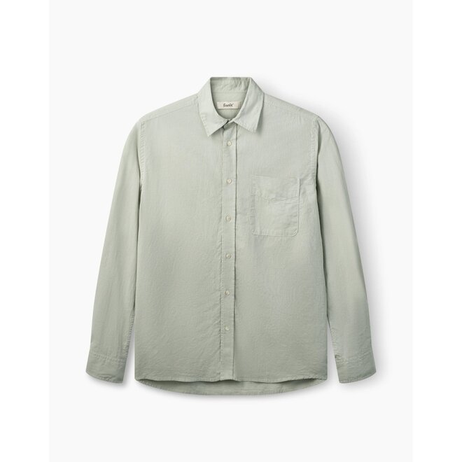 Maple Linen Shirt in Pale Blue