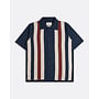 Velzy Stripe Knit Shirt in Navy/Multi