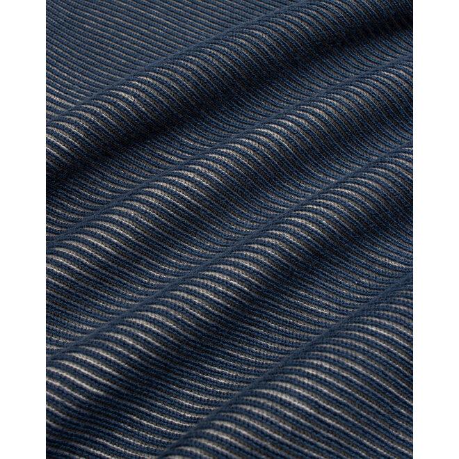 Velzy Knit Shirt in Blue/Sand