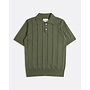 Jacobs Knitted Polo in Green