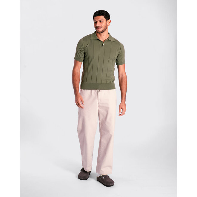 Jacobs Knitted Polo in Green