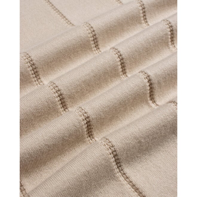 Jacobs Knitted Polo in Sand
