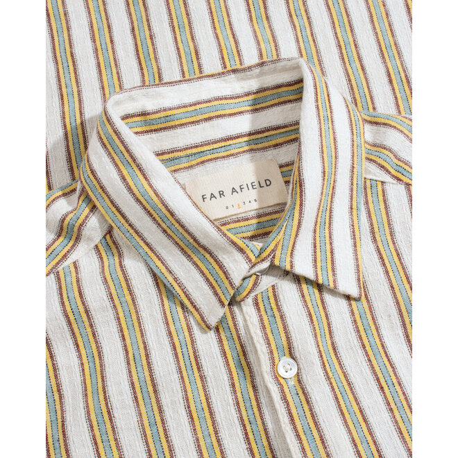 Canopy Stripe Shirt in White/Multi