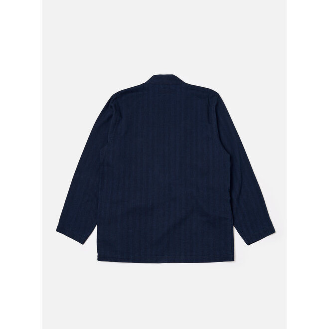 Kyoto Herringbone Work Jacket in Indigo