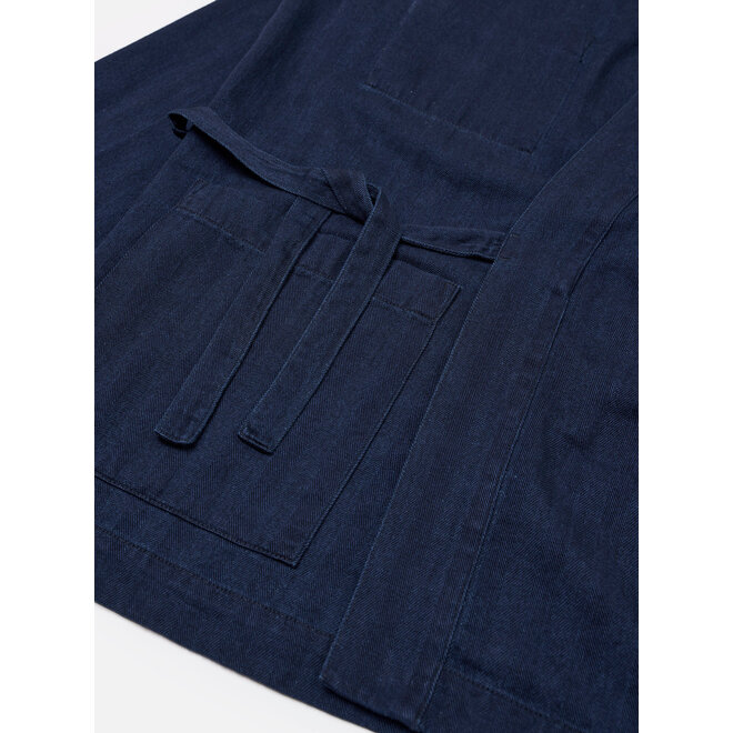 Kyoto Herringbone Work Jacket in Indigo