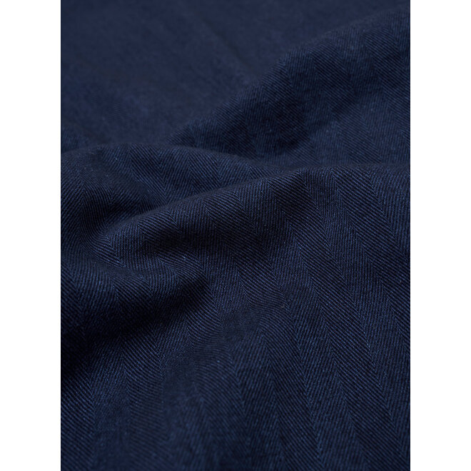 Kyoto Herringbone Work Jacket in Indigo