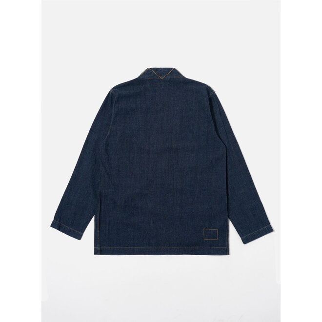 Kyoto Work Jacket in Indigo Kaihara Denim