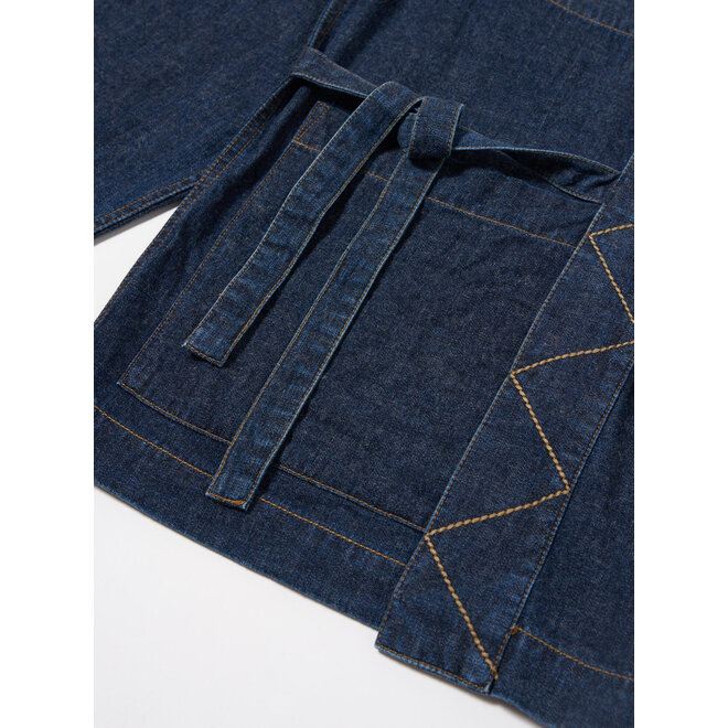 Kyoto Work Jacket in Indigo Kaihara Denim