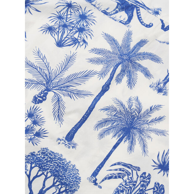 Camp Shirt in White Jungle