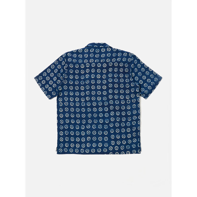 Camper Shirt in Indigo Circles