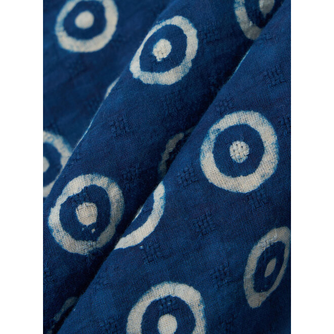 Camper Shirt in Indigo Circles