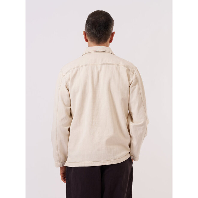 Smock Overshirt in Ecru