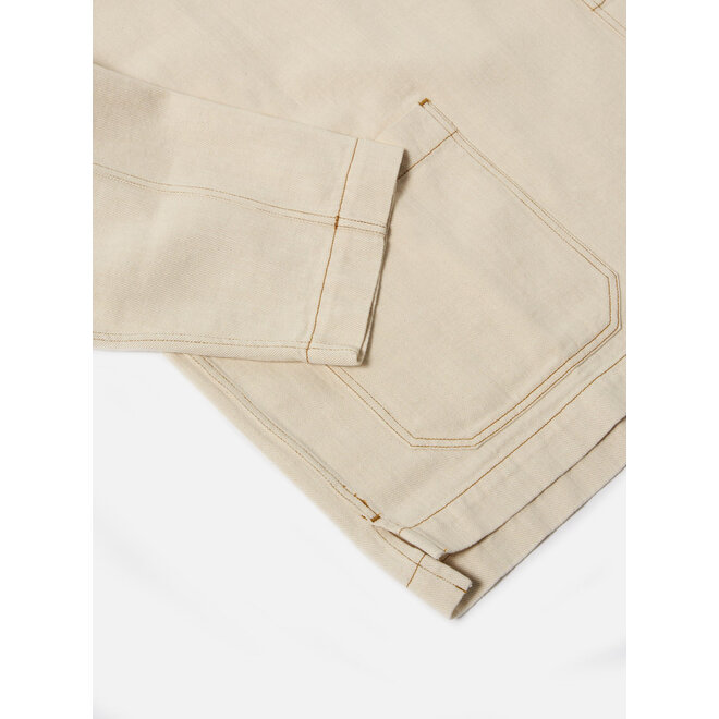 Smock Overshirt in Ecru