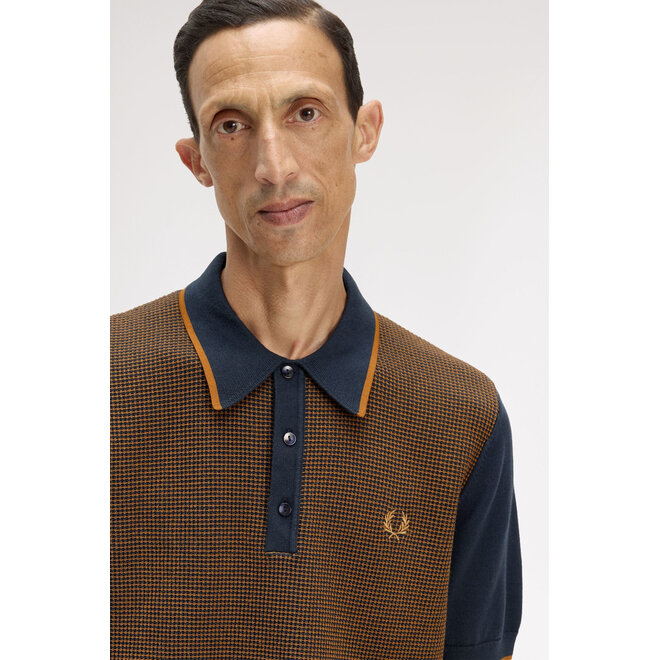 Tonic Waffle Knitted Shirt in Navy
