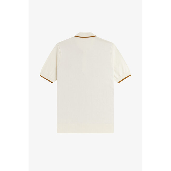 Tonic Waffle Knitted Shirt in Ecru