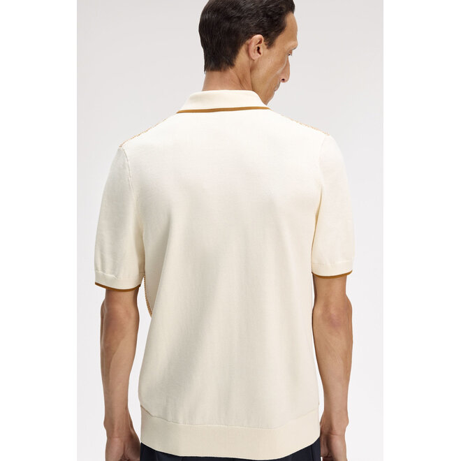 Tonic Waffle Knitted Shirt in Ecru