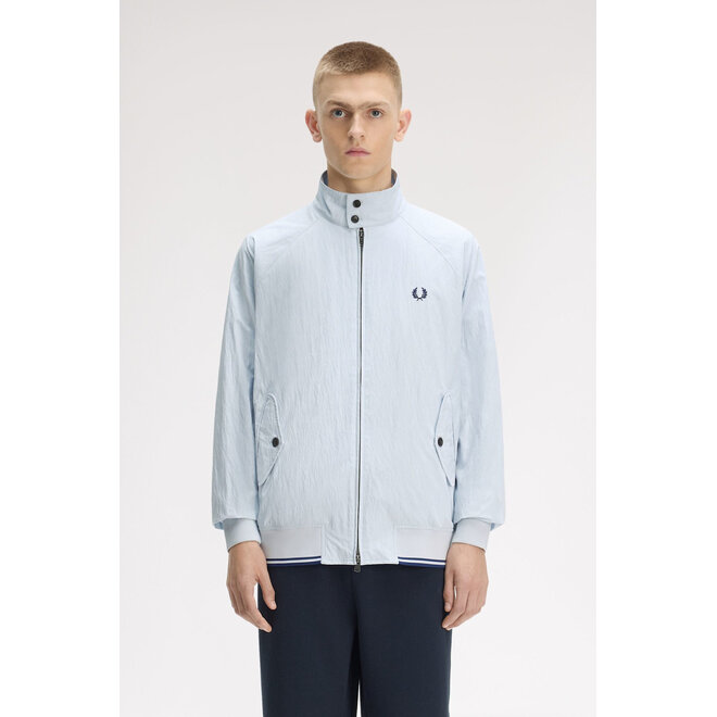 Crinkle Harrington Jacket in Dusky Blue