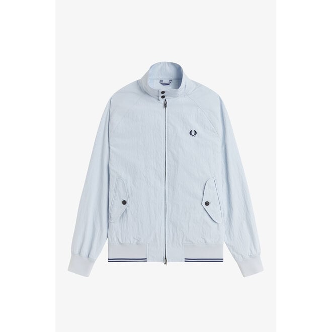 Crinkle Harrington Jacket in Dusky Blue