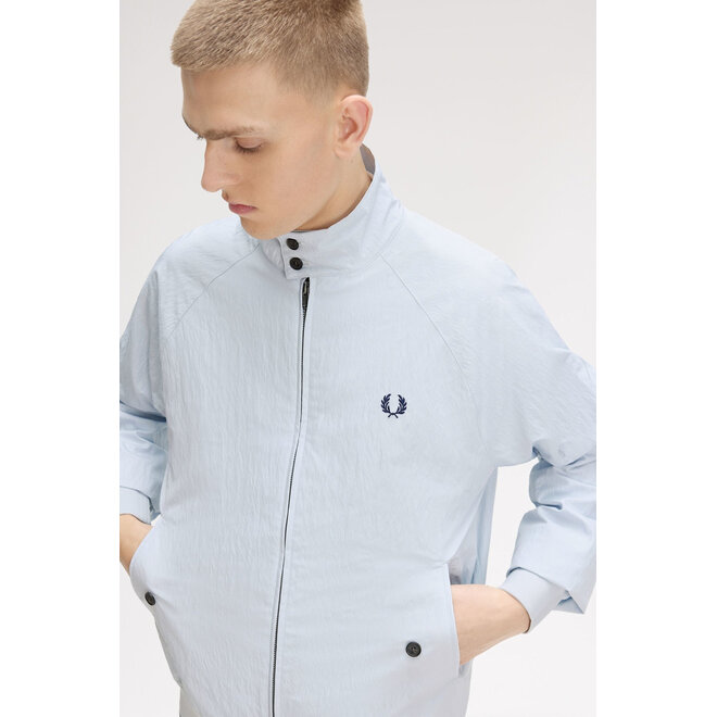 Crinkle Harrington Jacket in Dusky Blue