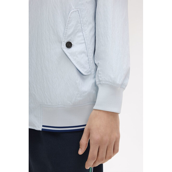 Crinkle Harrington Jacket in Dusky Blue