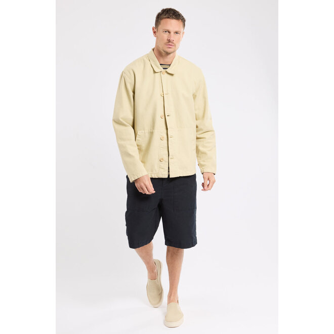 Fisherman Chore Jacket in Gravel Ecru