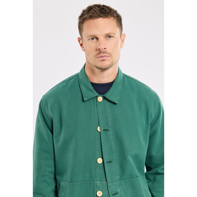 Fisherman Chore Jacket in Dark Ivy
