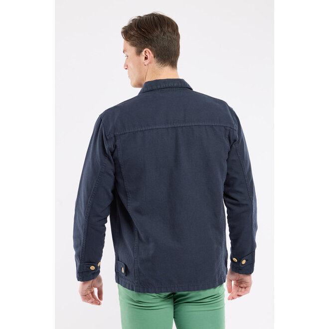 Fisherman Chore Jacket in Deep Navy