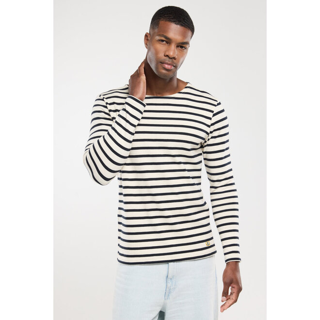 Mariniere Heritage Sweatshirt in Natural/Rich Navy