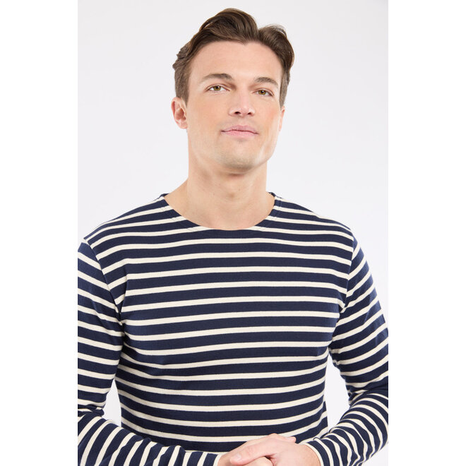 Mariniere Heritage Sweatshirt in Rich Navy/Natural