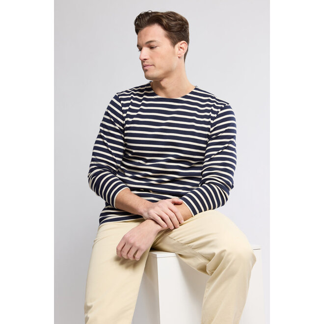 Mariniere Heritage Sweatshirt in Rich Navy/Natural
