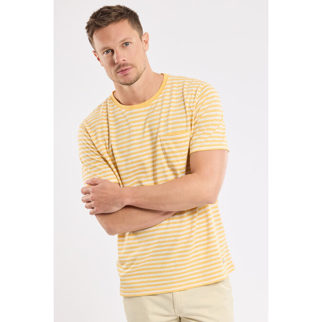 Heritage Linen Tee in Yellow/Nature